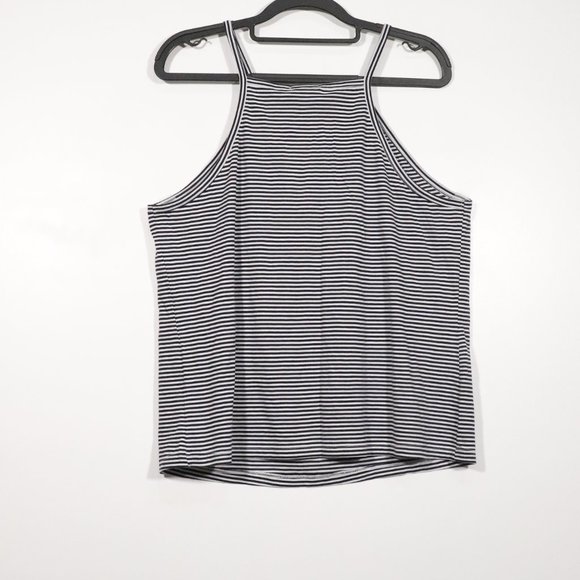 NWT Eberjey Cotton Stripes Halter Tank Size Large - Picture 4 of 10